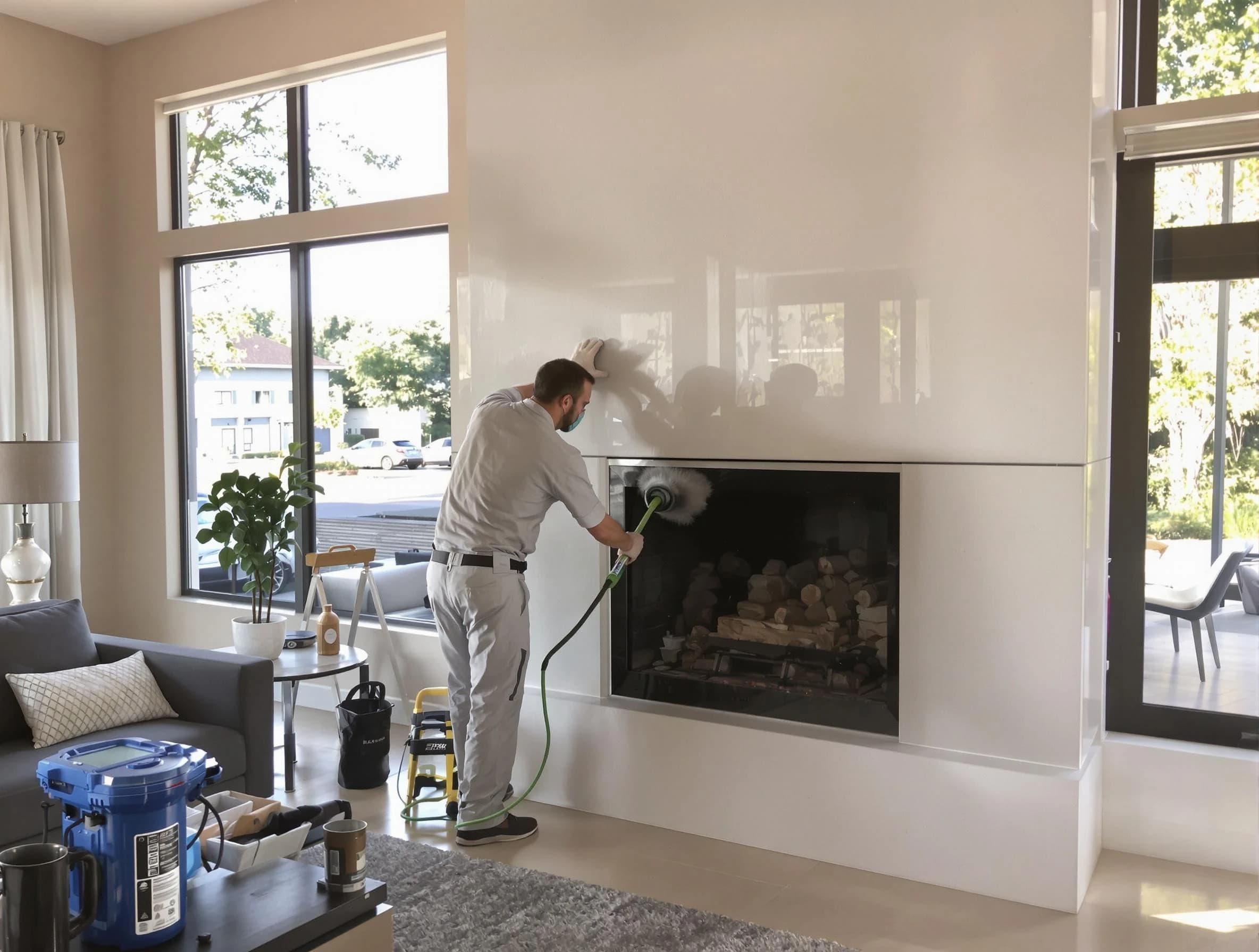 Snyderville Chimney Sweep performing thorough soot removal in Snyderville, UT