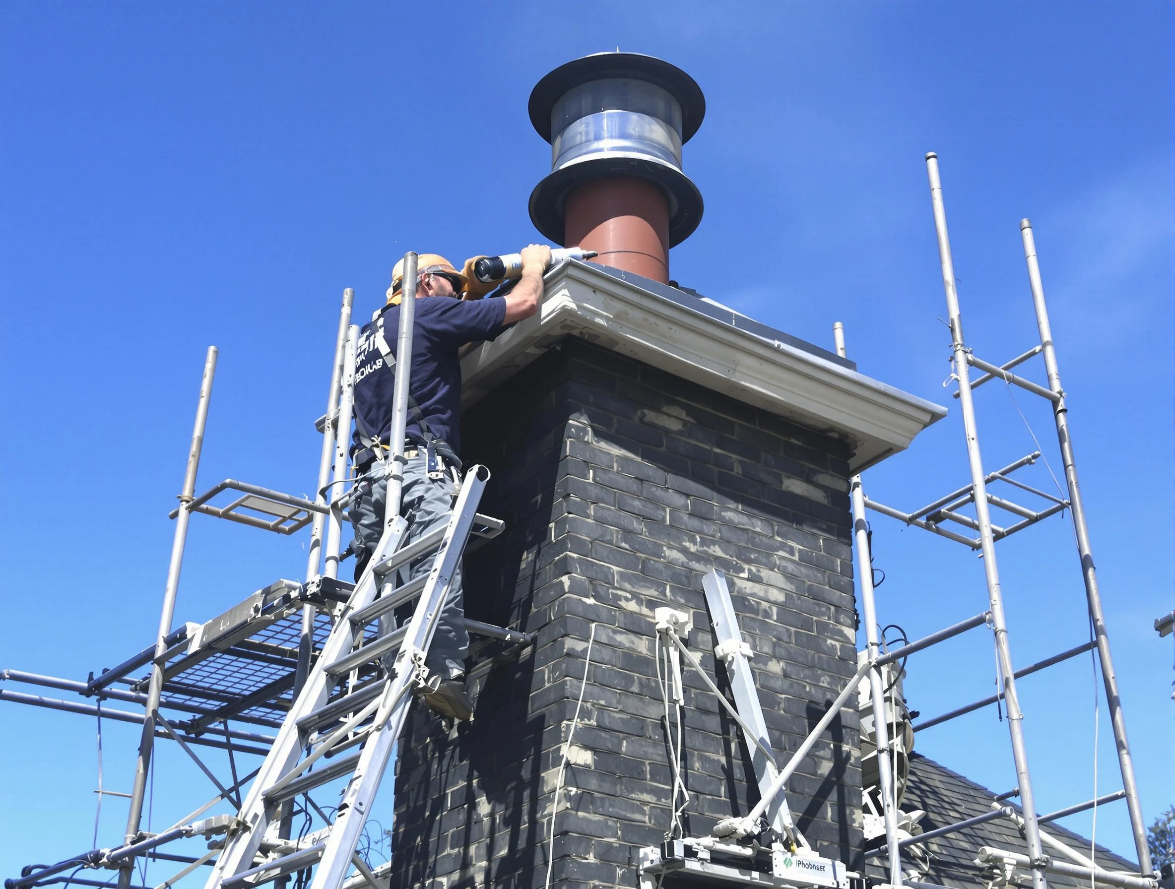 Sturdy chimney crown finished by Snyderville Chimney Sweep in Snyderville, UT